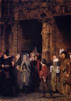 Alma-Tadema, Sir Lawrence - Leaving the Church in the Fifteenth Century